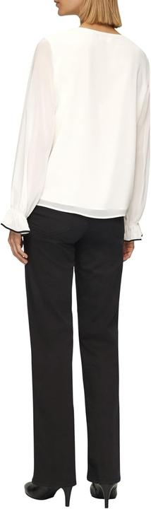 Immagine prodotto s.Oliver Bluse Chiffon-Bluse mit Rüschen-Besatz (36)