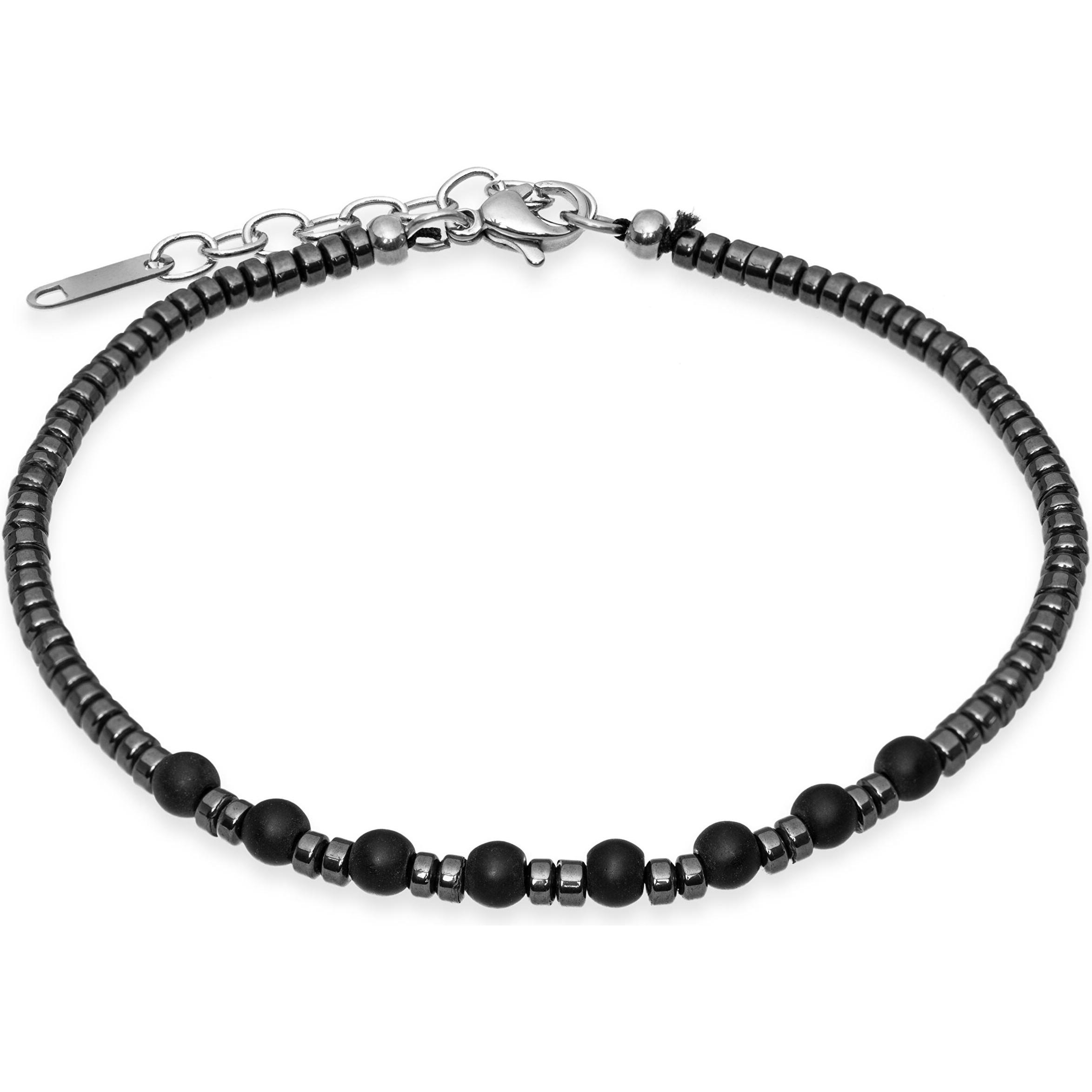 Trolli, Bracciale, Troli - Bracciale moderno con perline e onice VBD395B (M)