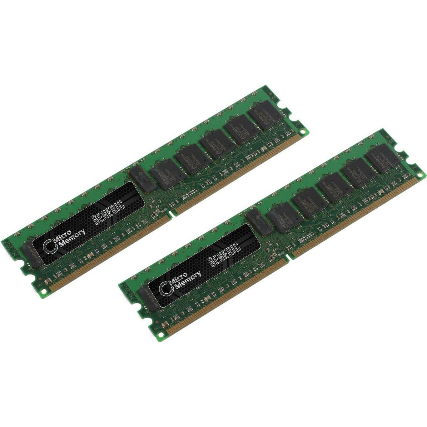 CoreParts Dual Rank kit Speichermodul GB (1 x 4GB), RAM Modellspezifisch, Grün