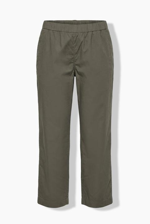 Immagine prodotto Ulla Popken Pantaloni chino a 7/8 modello Ruby con taglio della gamba dritto e ampio e cintura elastica (42)