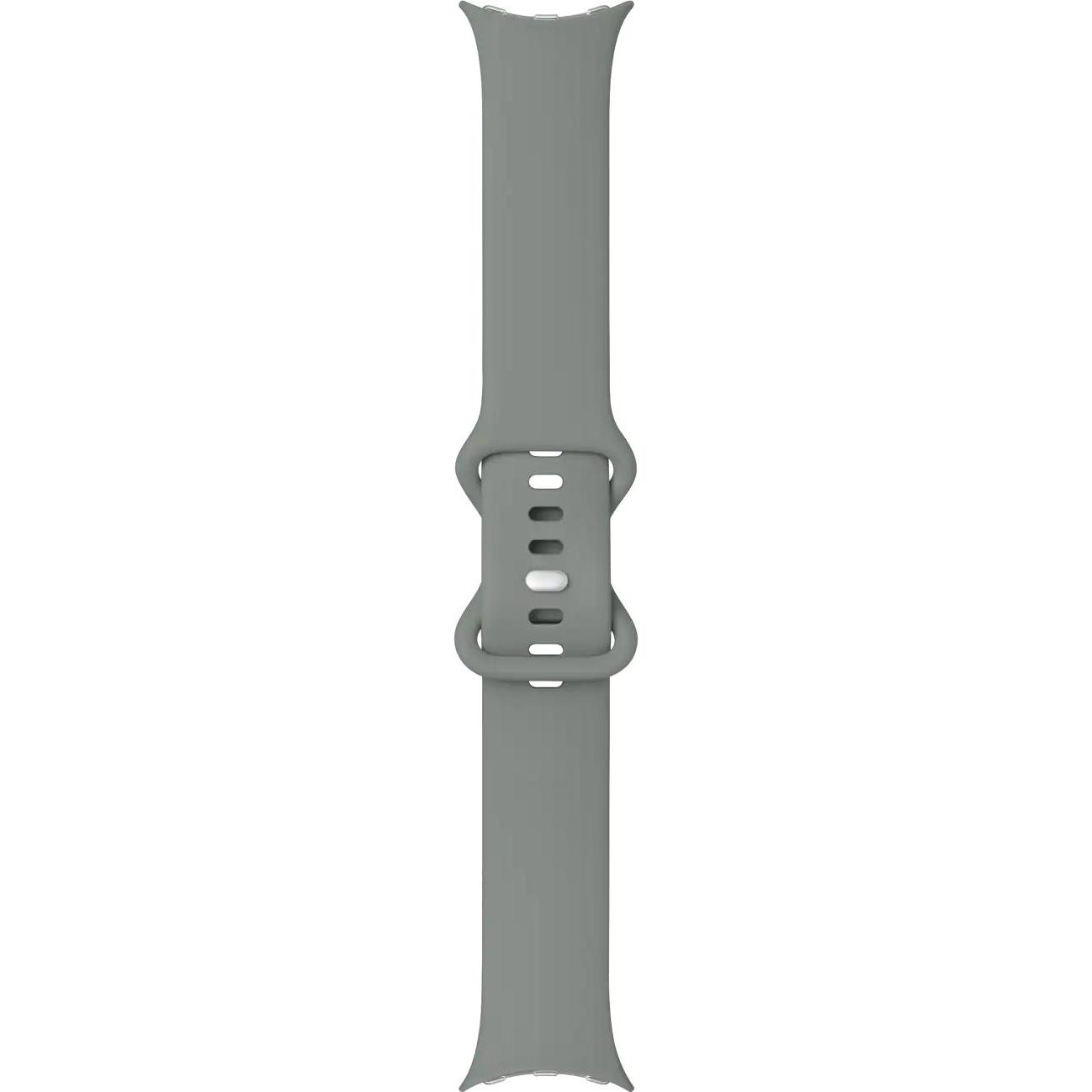 Google Pixel Watch 3 (45mm), Active Band, Hazel (Fluoroelastomer), Uhrenarmband, Grau