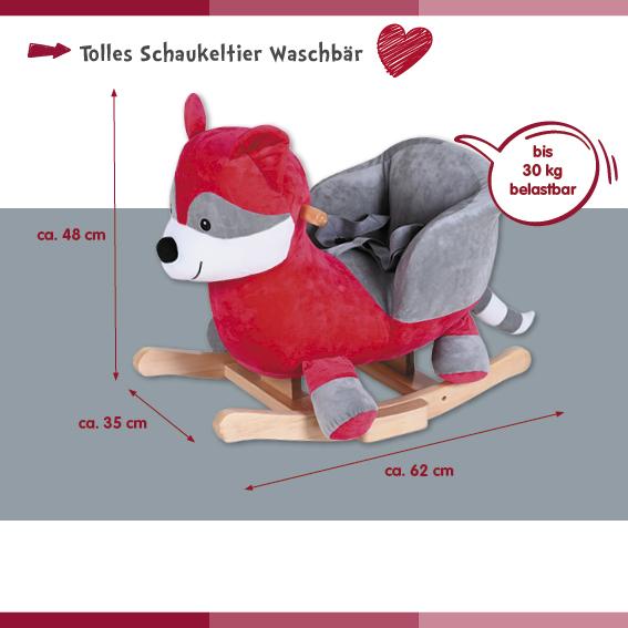Image du produit Knorrtoys Schaukeltier "Waschbär"