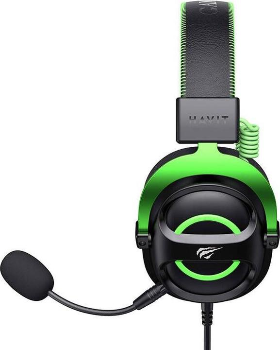 Produktbild Havit Herní sluchátka H2002E (černo zelená) (Kabelgebunden)