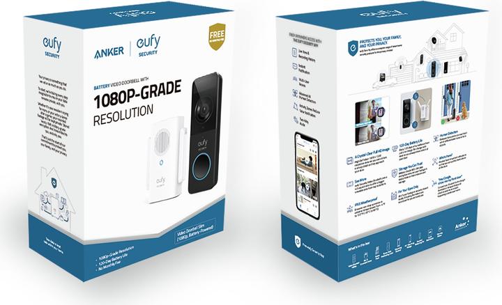 Produktbild eufy Battery Doorbell Slim (Kabellos)