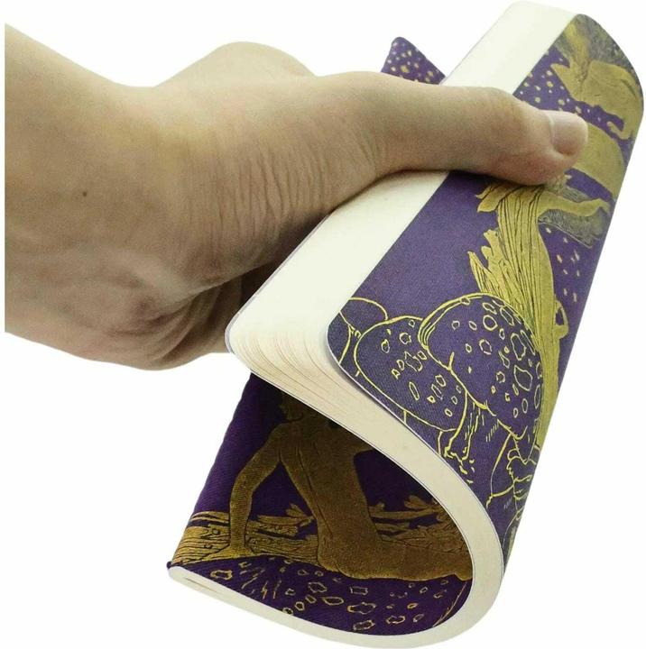 Actual product image Paperblanks Notebook Lang's Fairy Books A5, lined, gold / purple (A5, Lined, Soft cover)