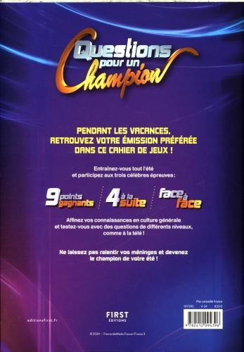 Image du produit Le cahier de vacances 2024 : questions pour un champion (Français, Collectif, 2024)