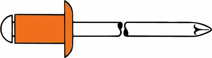 Immagine prodotto Gesipa Rivetti ciechi 4,0x 6mm, rame/bronzo