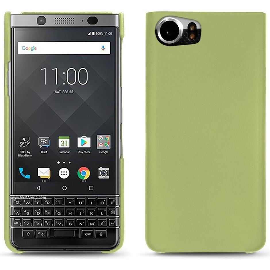Noreve Lederschutzhülle (Blackberry KEYone), Smartphone Hülle, Grün