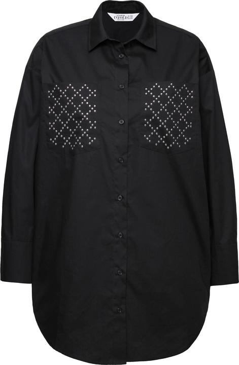 Produktbild Studio Untold Hemdbluse, oversized, Ziernieten-Taschen (50, 52)