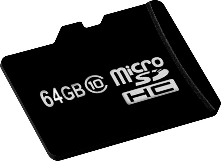 Produktbild IMRO Micro-SD Karte 64 GB Class 10 + SD-Adapter – Speicherkarte (64 GB, microSD, U1)