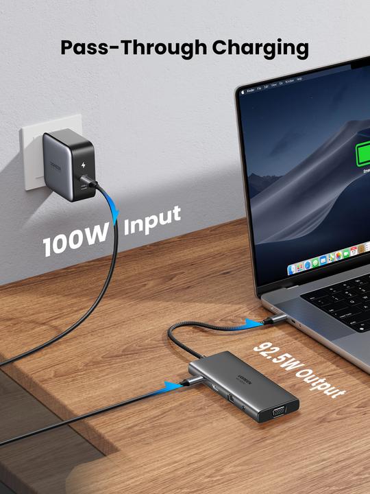 Actual product image Ugreen 45520 (USB-C, 11 Ports)