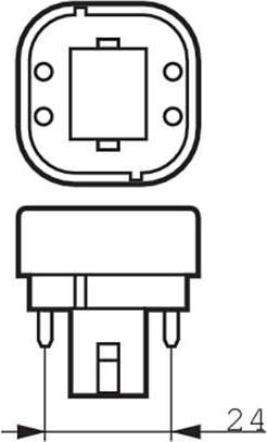 Produktbild Philips Professional LED G24Q-2 Stabform 6.5 W Warm (G24q-2, 600 lm, 1x)
