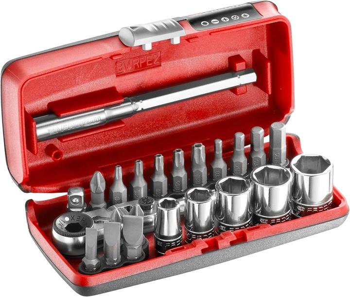 Facom Steckschlüsselsatz 23teilig R1 (6 mm, 10 mm, 11 mm, 8 mm, 13 mm)