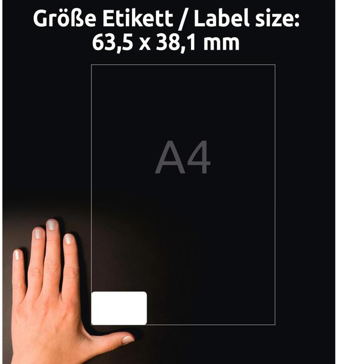 Actual product image Avery Address labels ultragrip