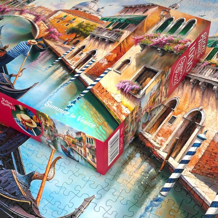 Productafbeelding Cherry Pazzi Puzzel 1000 stukjes - Zomer in Venetië (1000 onderdelen)