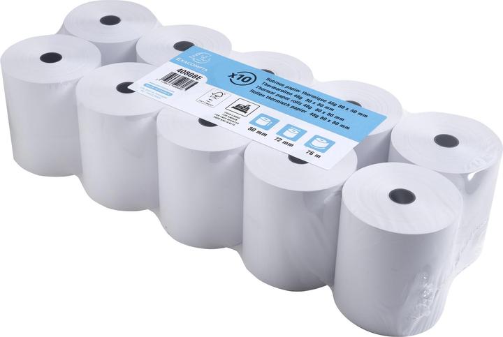 Actual product image Exacompta Receipt Rolls therm 48g 80x72mm-76m (10)