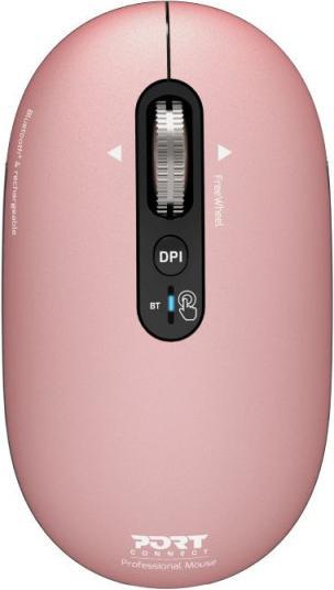 Productafbeelding Port Designs Port Pure Color bluetooth maus pink (Draadloze)