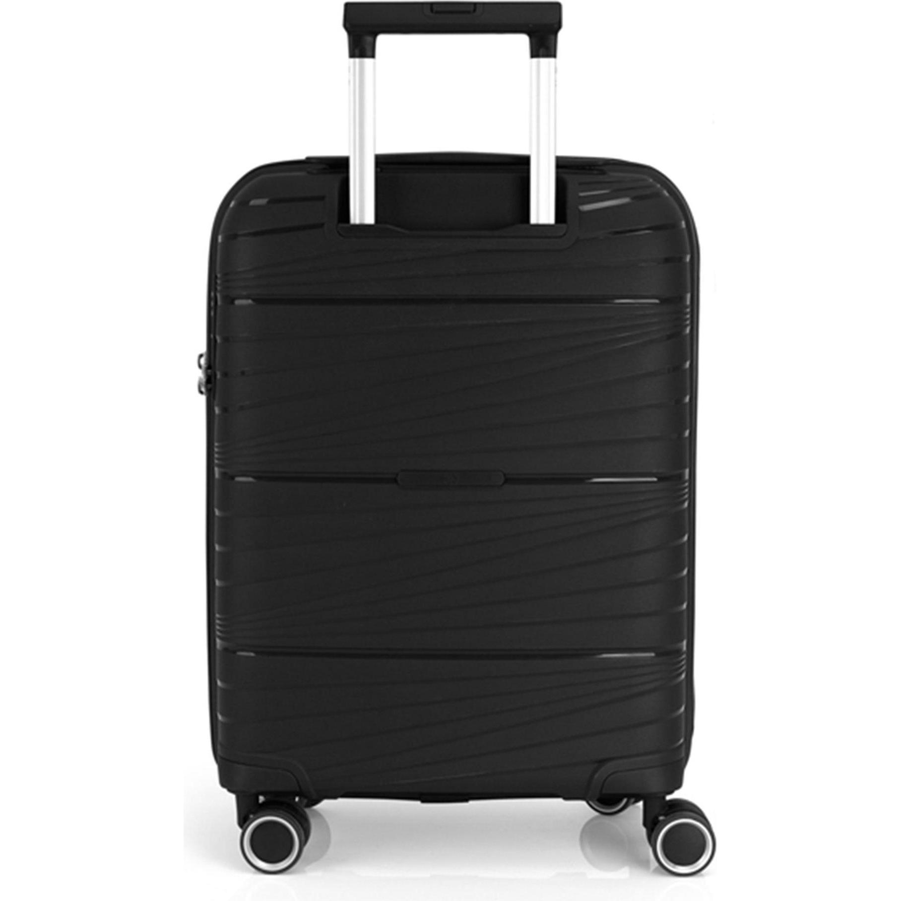 Thumbnail - Gabol, Koffer, Kiba 4 Rollen Kofferset 3-teilig mit Dehnfalte, Schwarz, (224 l, XL (ab 115l))