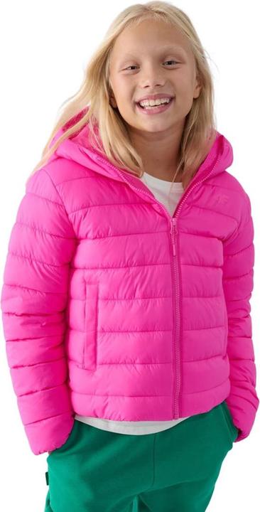 Produktbild 4F Kurtka puchowa dla dziewczynki F449 fuksja 4FJWAW24TDJAF449 55S 164cm (55)
