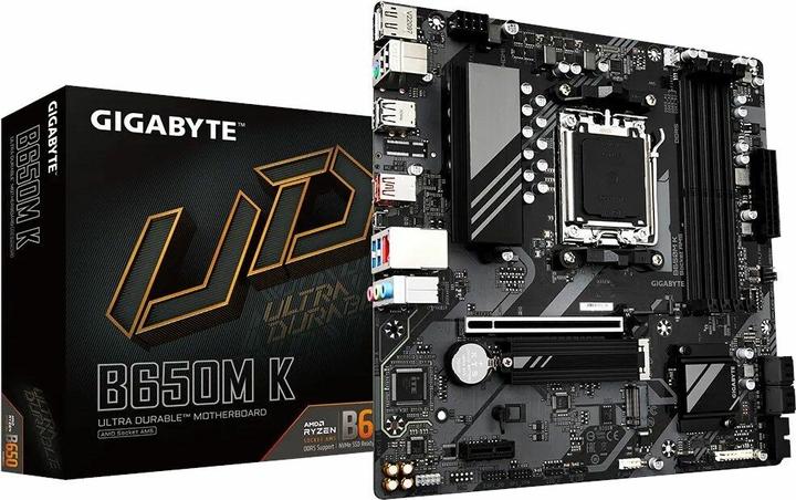 Actual product image Gigabyte B650M K (AM5, AMD B650, mATX)