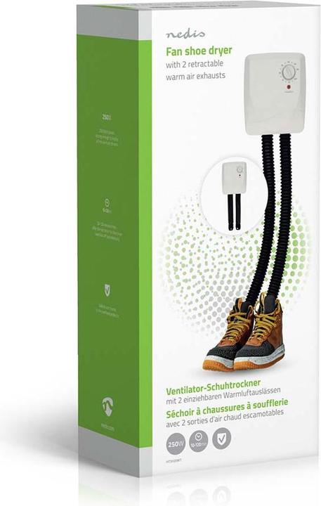 Image du produit Nedis Schuhtrockner | 250 W | 45 °C | Überhitzungsschutz (1 x)