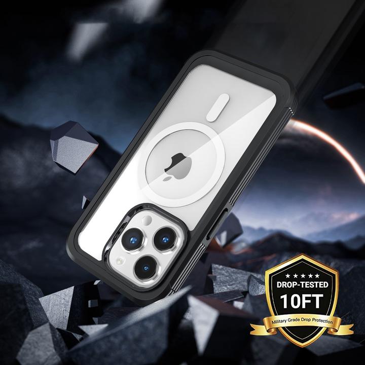 Actual product image Ueli Express 2 in 1 iPhone 15 Pro Max Hybrid MagSafe Case with Bulletproof Glass Display Protection (1 pcs., Apple iPhone 15 Pro Max)