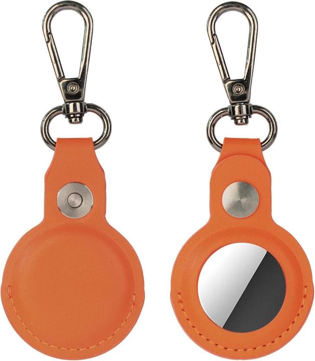 Immagine prodotto 4smarts Set di custodie in similpelle Premium per AirTags 4 pezzi marrone, arancione, blu, nero