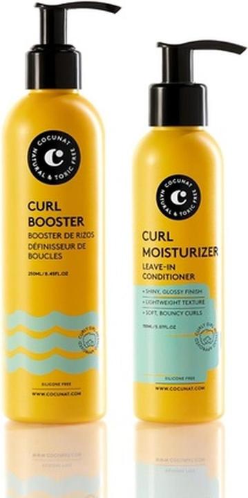 Mavala COCUNAT Curly Method Perfekte Locken in 2 Schritten Feuchtigkeitscreme Leave-in und Curl Booster