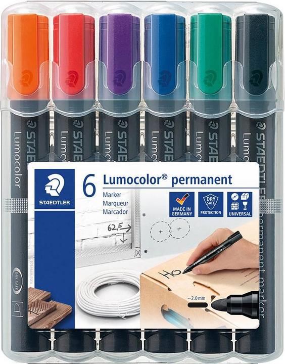 Actual product image Staedtler 352 Marker Lumocolor perm 6St (6x)