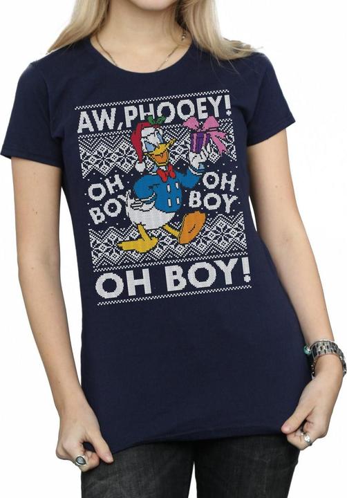 Produktbild Disney Donald Duck Christmas Fair Isle TShirt (XL)