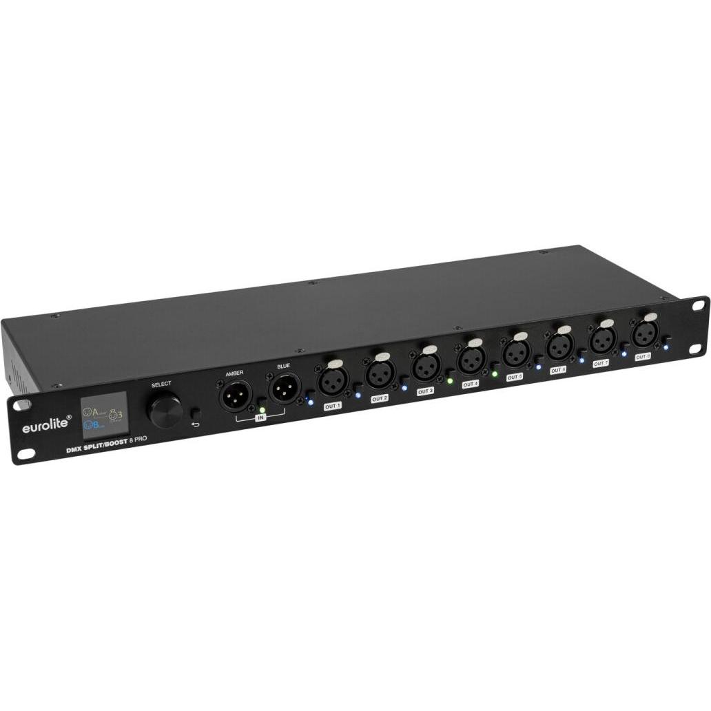 Eurolite DMX Split/Boost 8 PRO 3pol, Lichtsteuerung
