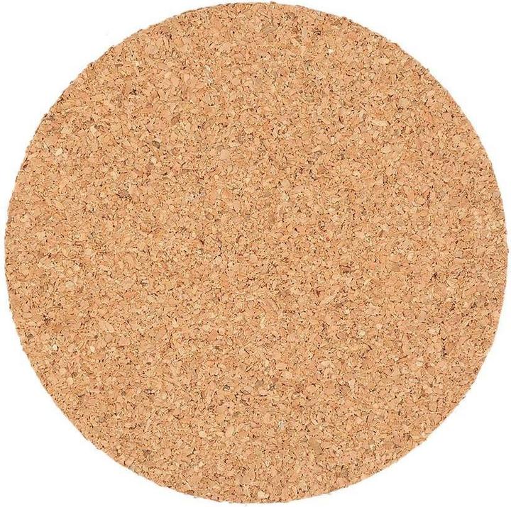 Actual product image I Am Creative Kork Untersetzer 10er Set Ø90mm DIY Glasuntersetzer Braun (10 x, Glass coaster)