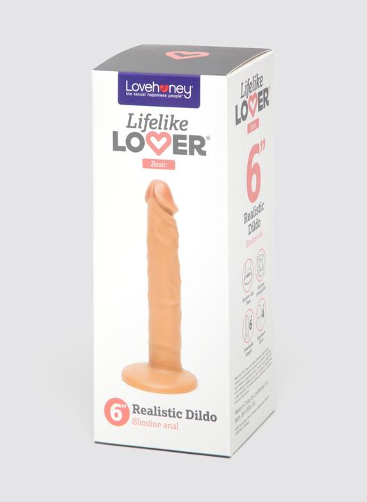 Image du produit Lovehoney Lifelike Lover Basic Slimline Gode anal 15 cm
