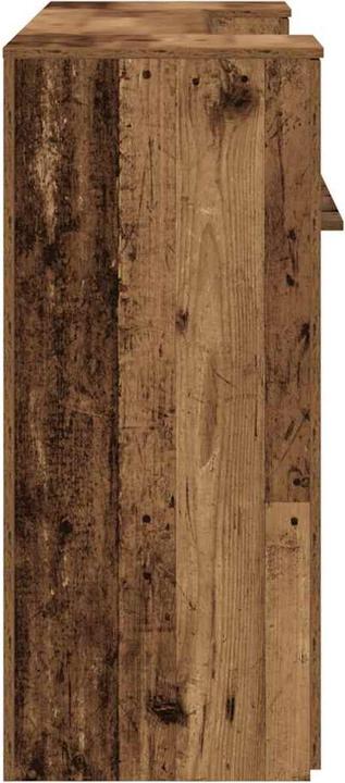 Actual product image VidaXL Reception counter black oak look 180x50x103.5cm wood-based material