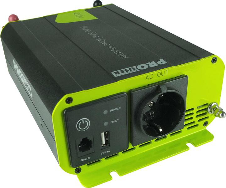 Productafbeelding ProUser Spanningsomvormer PRO USER PSI400, 16483 DC/AC, 12V naar 230V, 400W