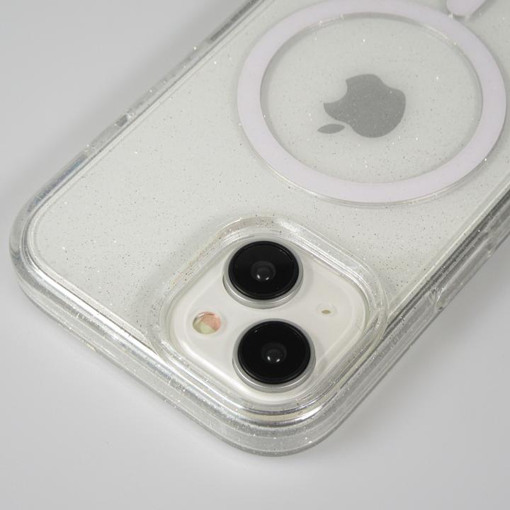 Image du produit PhoneLook Coque Silicone rigide avec dos paillettes et MagSafe (Apple iPhone 15)