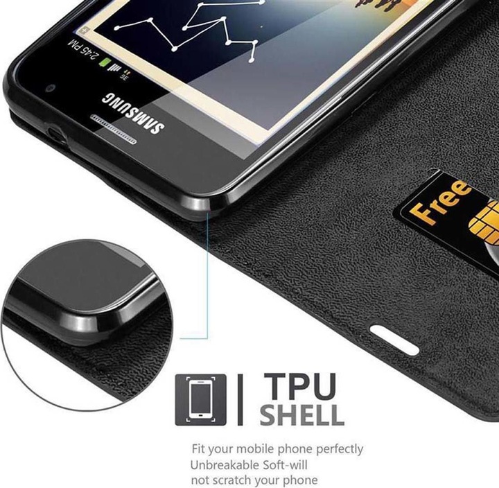 Actual product image Cadorabo Book Invisible Magnet Cover (Samsung Galaxy NOTE 1)