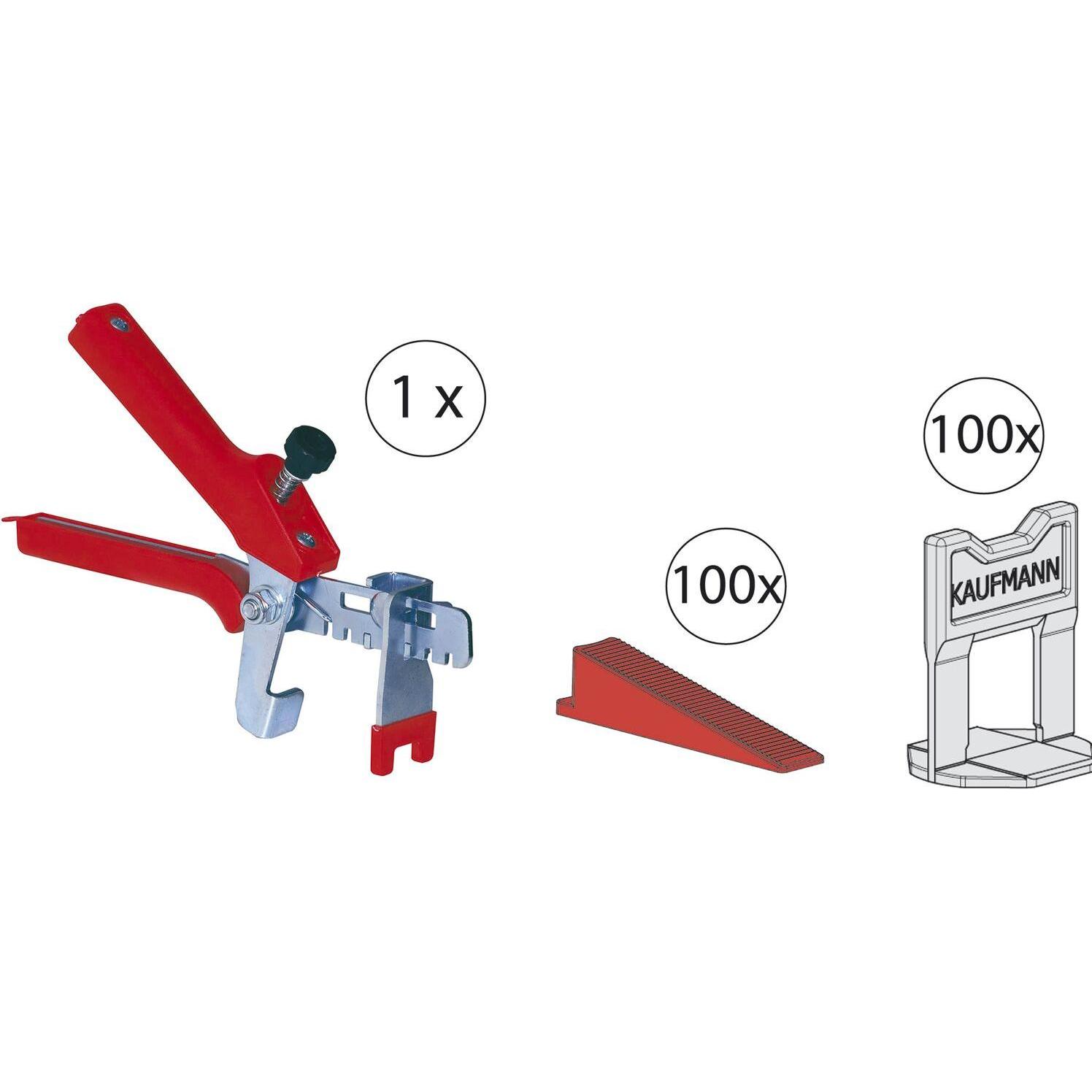 Kaufmann, Zubehör Verlegematerial, Fliesen Nivelliersystem Starter-Set 3-teilig