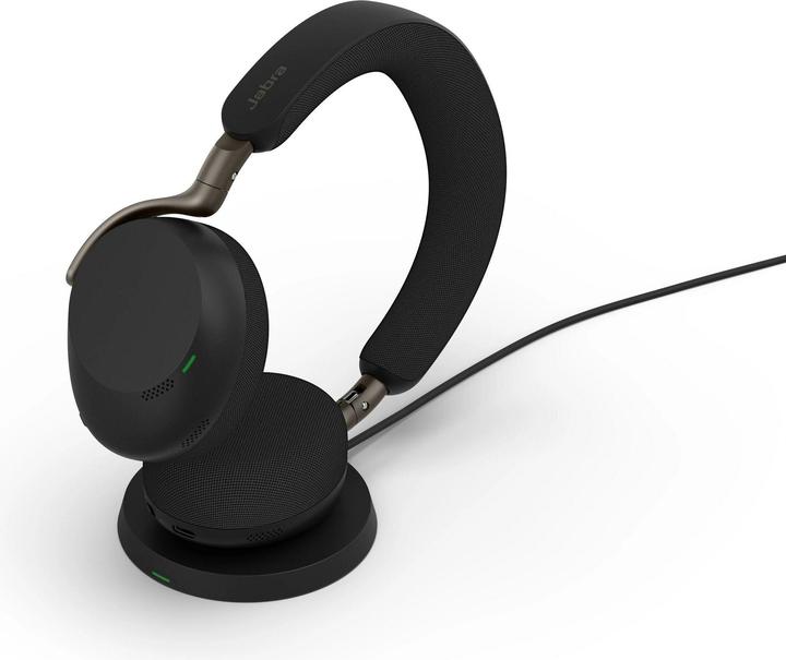 Produktbild Jabra Evolve3 75 UC + Ladestation (Kabellos, USB-A, Unify)