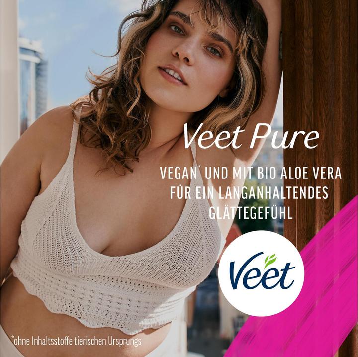 Actual product image Veet Pure Enthaarungscreme Körper & Beine, sensible Haut (100ml) (1x, 100 ml)