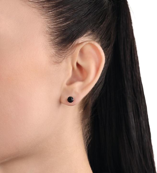 Produktbild Amor Ohrschmuck für Damen, 925 Sterling Silber, Kristallglas (Silber 925)