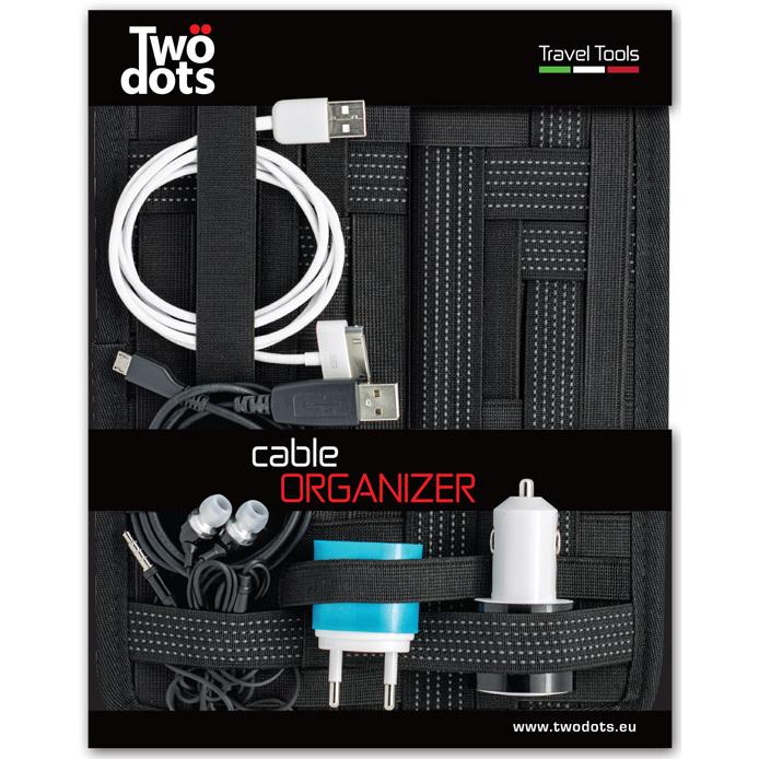 Two Dots Soluz.Porta Cavi Grande (CD), Porta CD + Portavinili