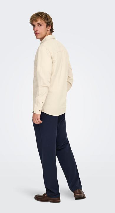 Immagine prodotto Only & Sons Camicia a maniche lunghe a tinta unita (XL)