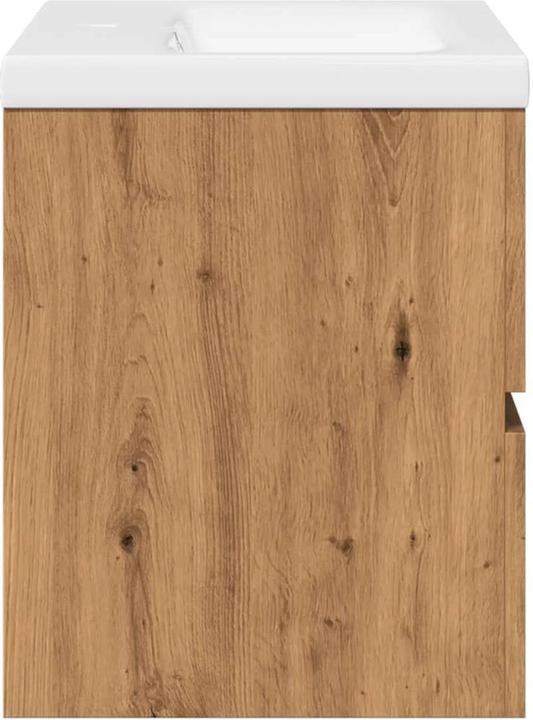 Actual product image vidaXL Vanity unit Wall-mounted vanity unit Bathroom cabinet with built-in basin