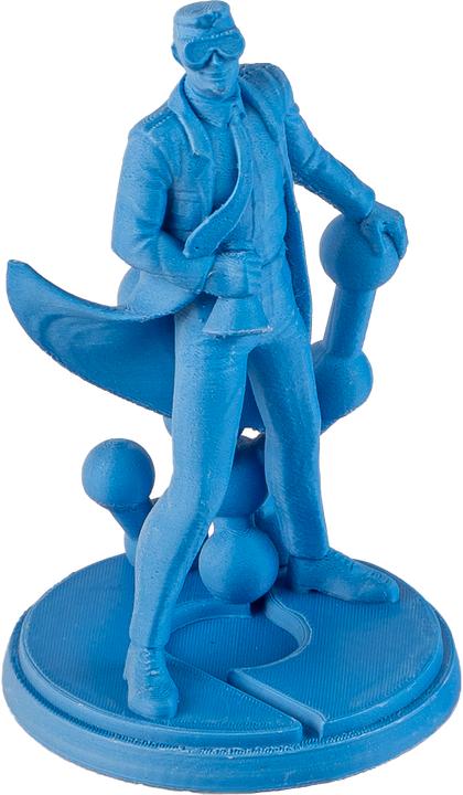 Actual product image Poly Polyterra PLA Dual (PLA, 1.75 mm, 1000 g, Blue)