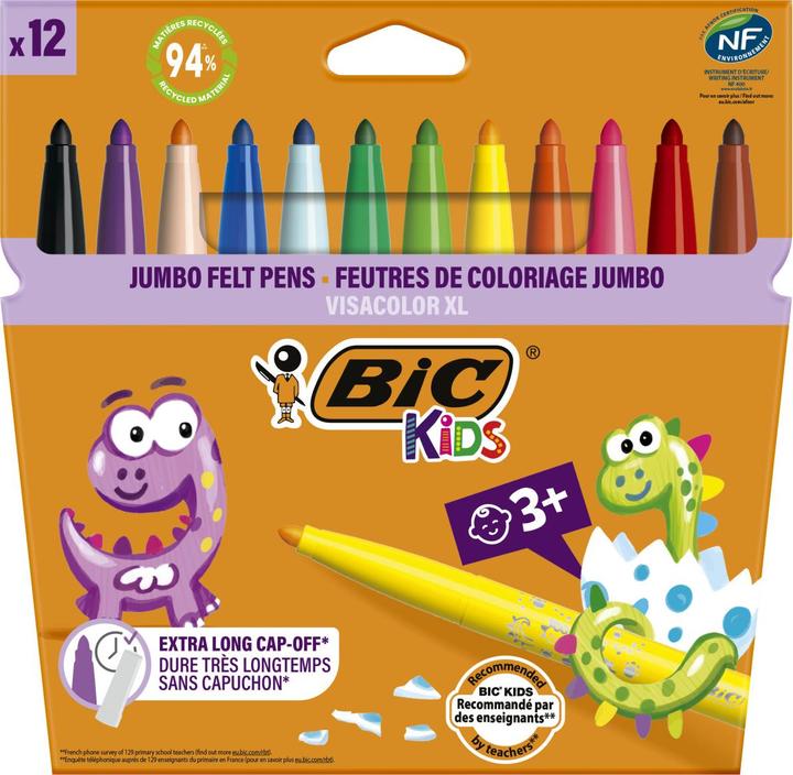 Produktbild Bic Kids Visacolor XL Ecolutions (Mehrfarbig, 12 x)