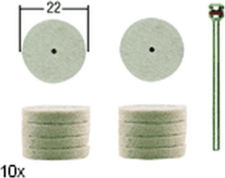 Produktbild Proxxon Filzscheibe 22.0 mm