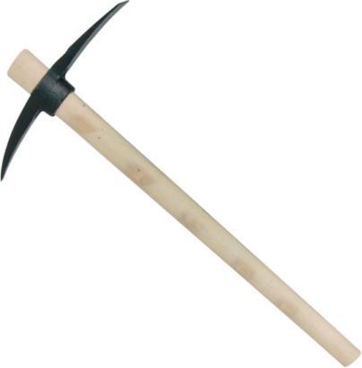 Actual product image Mega POLSKA Pickaxe double-sided wooden handle 2kg (12330) (2000 g)