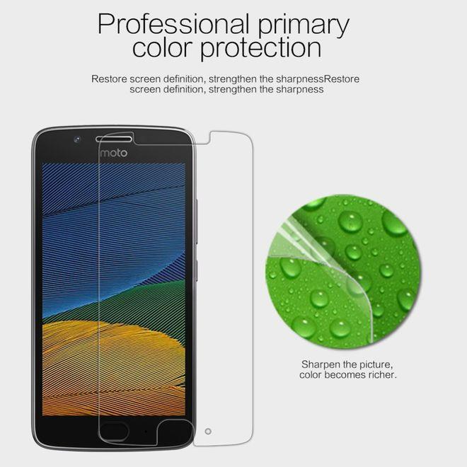 Actual product image Nillkin Super Clear Whole Set Series (1 Piece, Motorola Moto G5)