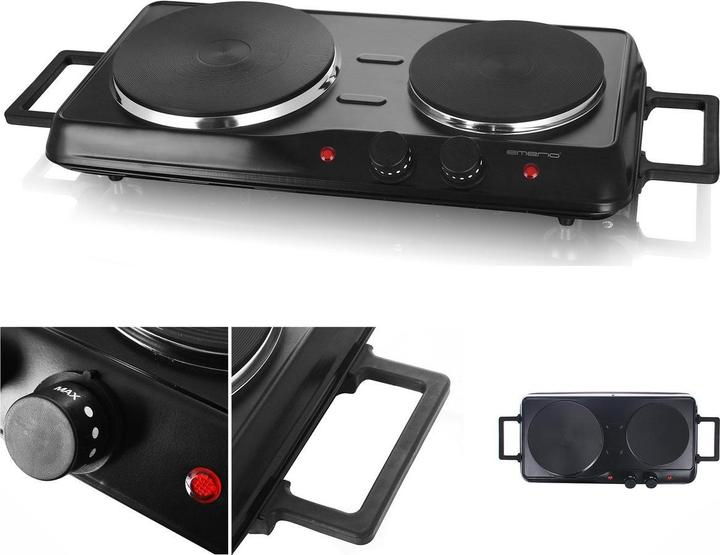Productafbeelding Emerio Dubbele kookplaat
